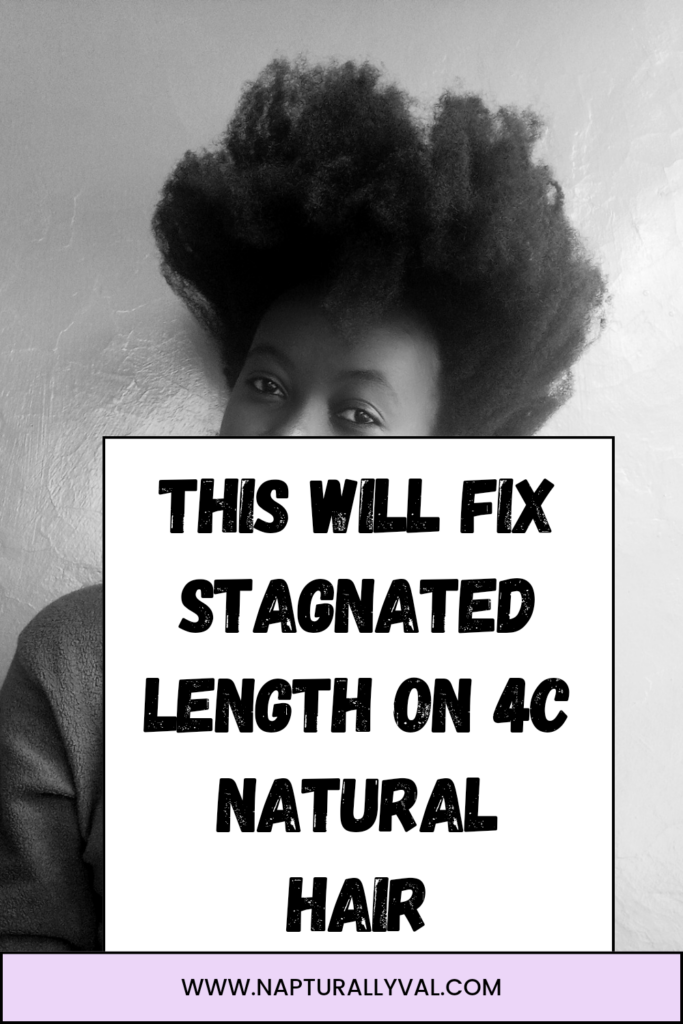 This Will Fix Stagnated Length on 4C Natural Hair