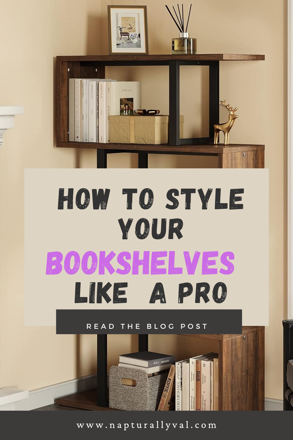 How To Style Your Bookshelves Like A Pro - NapturallyVal
