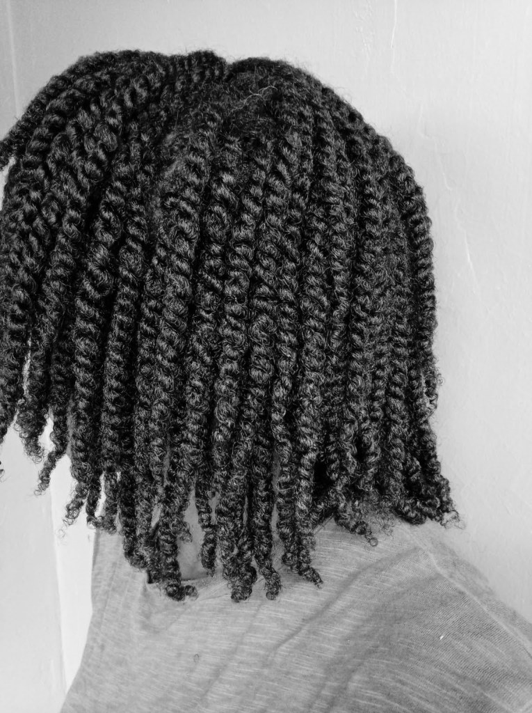 Creative ways to style mini twists on 4C natural hair 