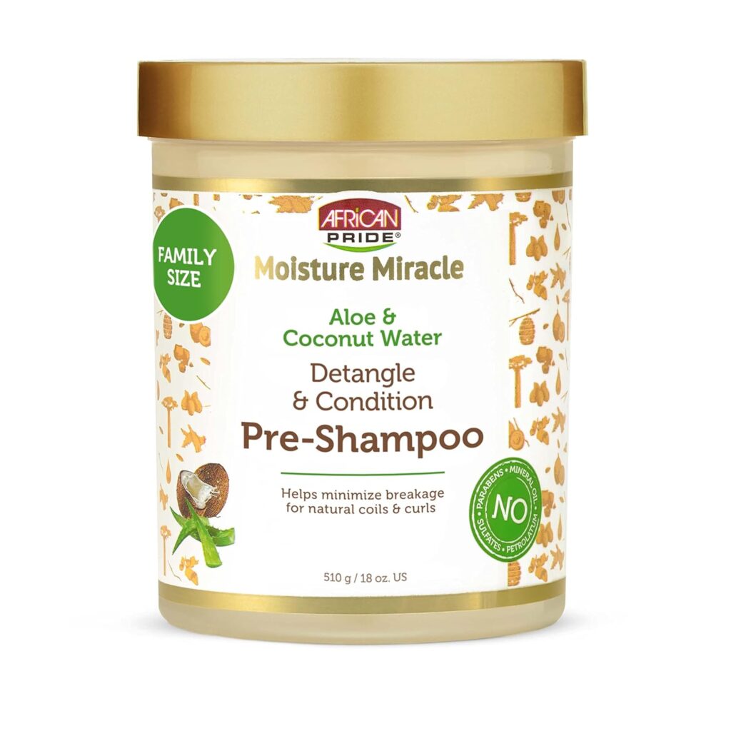 Best preshampoo treatment for detangling 4C natural hair 