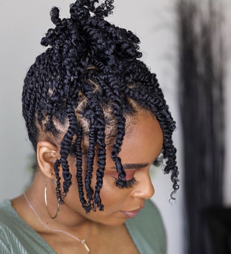 10 Creative Ways to Style Mini Twists on 4C Natural Hair.