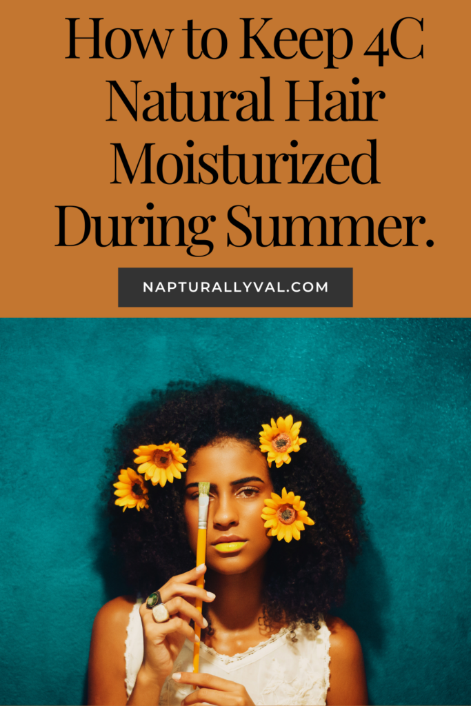 How to Keep 4C Natural Hair Moisturized During Summer.