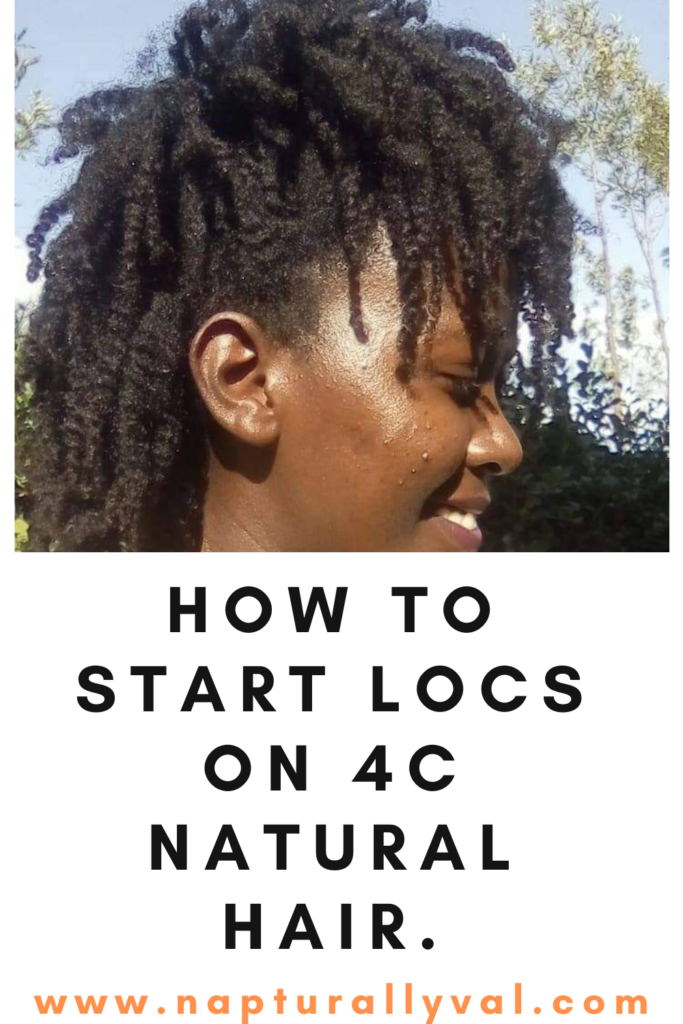 How to Start Locs on 4C Natural Hair.