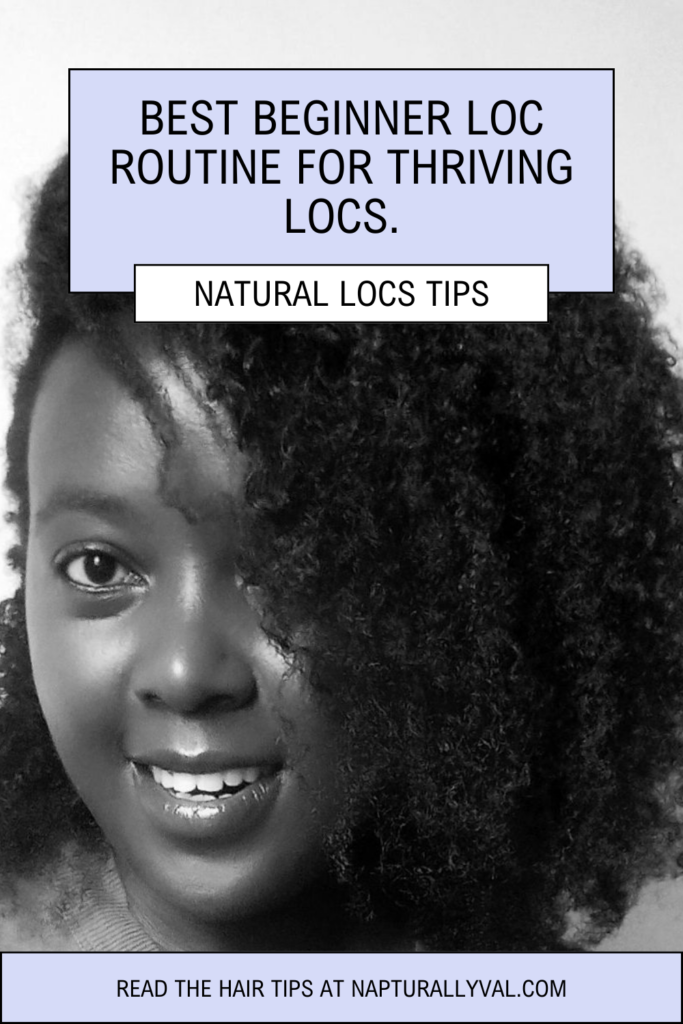 Best Beginner Loc Routine for Thriving Locs.