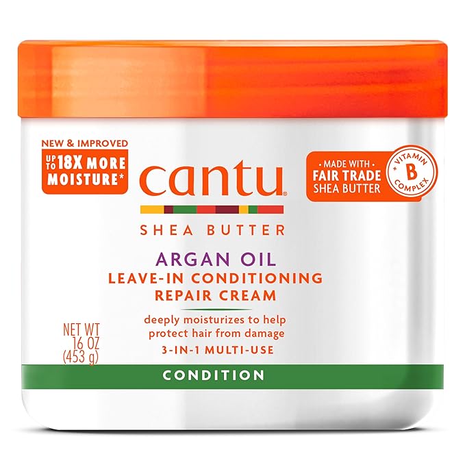 Cantu Leave-In Conditioning Repair Cream with Argan Oil