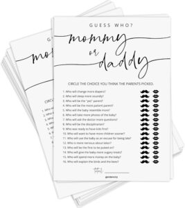 100 Unique Baby Shower Game Questions for an Unforgettable Celebration.