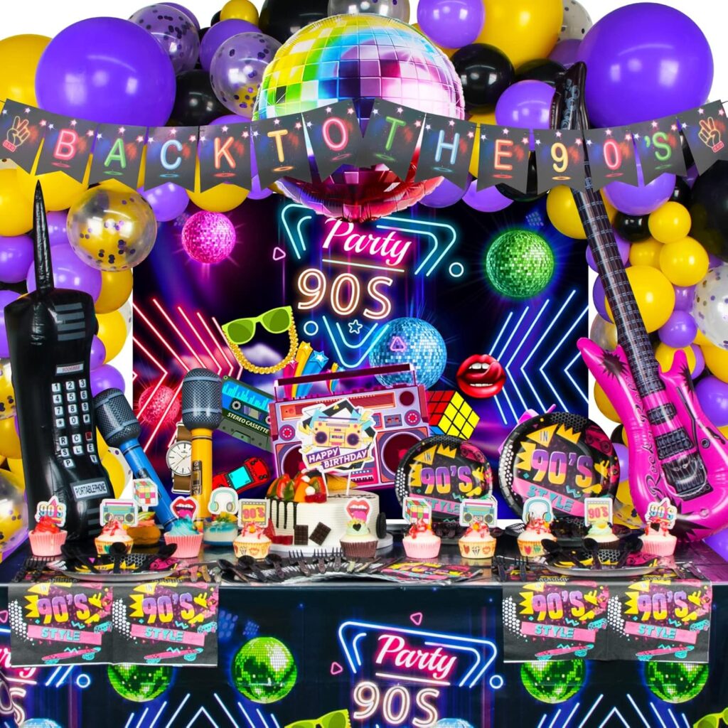 How to Throw the Ultimate 90s-Themed Party with Perfect Decorations.