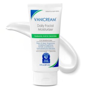 Vanicream Daily Facial Moisturizer, Face Cream with 5 Key Cermides & Hyaluronic Acid