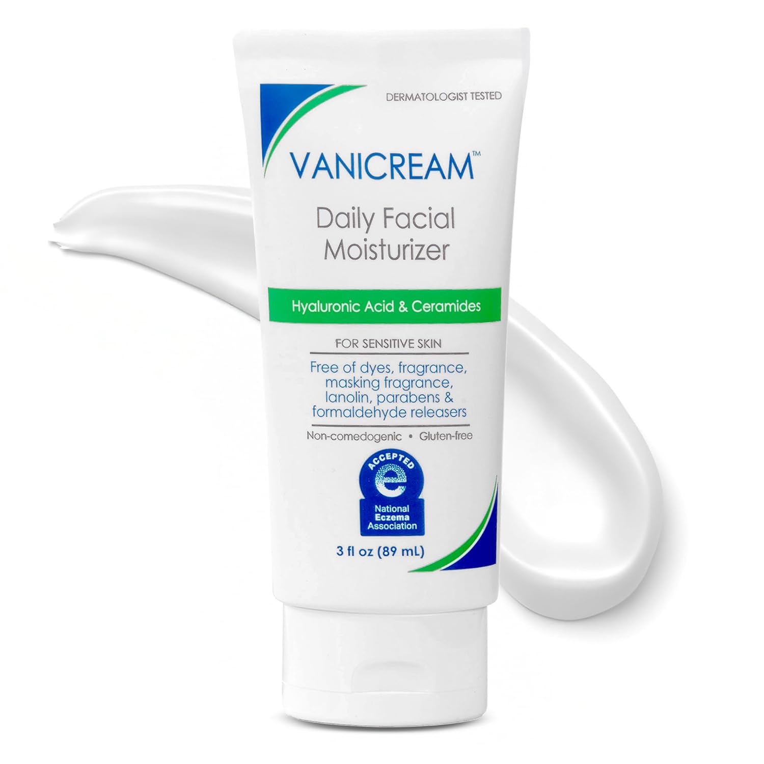 Vanicream Daily Facial Moisturizer, Face Cream with 5 Key Cermides & Hyaluronic Acid