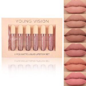 YOUNG VISION Matte Nude Liquid Lipstick Sets