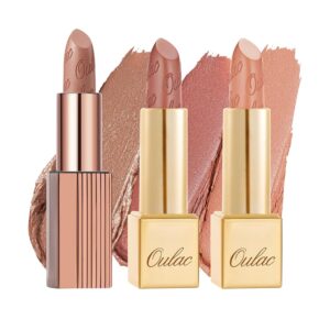 Oulac Metallic Nude Lipstick Set 3PCS