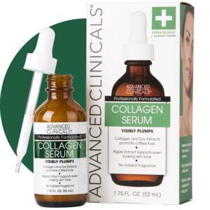 Advanced Clinicals Collagen Serum For Face