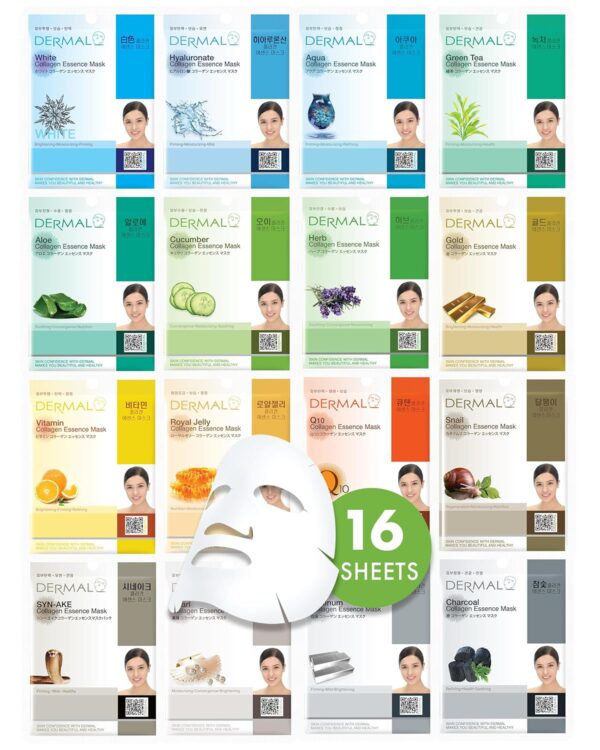 DERMAL Korean Collagen Face Mask