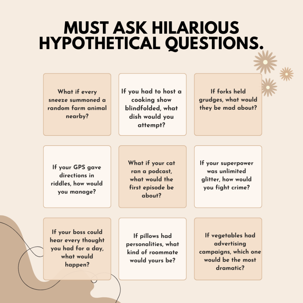 100 Must Ask Hilarious Hypothetical Questions.