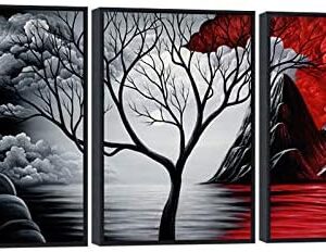 Wieco Art Extra Large Size Framed Canvas Art Prints Wall Art