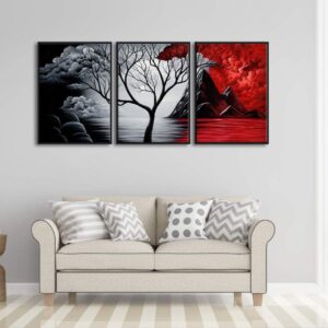 Wieco Art Extra Large Size Framed Canvas Art Prints Wall Art