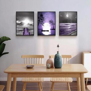 MHARTK66 Store Black Framed Wall Decorations For Living Room Wall Art For Bedroom Modern Office Wall Decor Black And White Painting