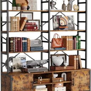 IRONCK Bookshelves 6 Tiers 73.1 inch Tall Industrial Bookshelf