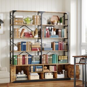 IRONCK Bookshelves 6 Tiers 73.1 inch Tall Industrial Bookshelf