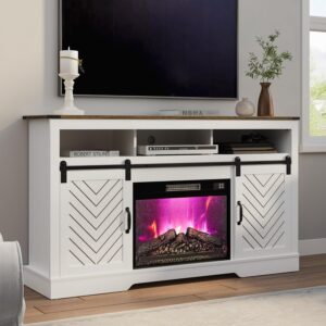 RoyalCraft Farmhouse Fireplace TV Stand