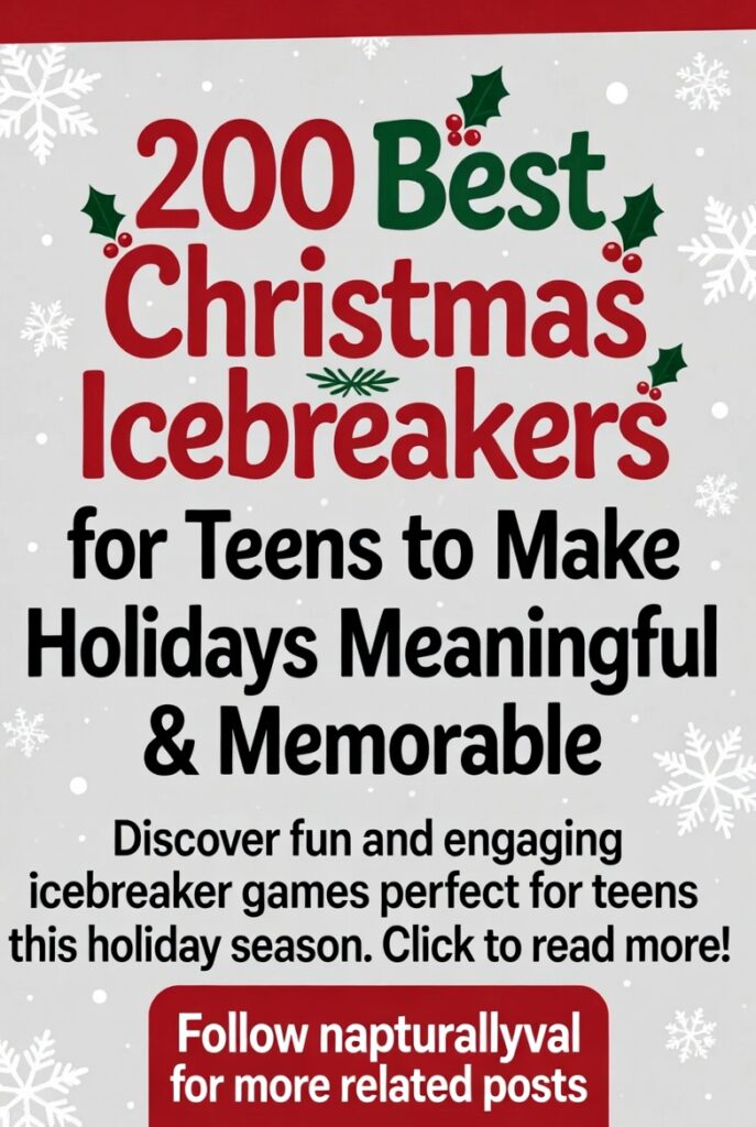 200 Best Christmas Questions for Teens for a Fun, Meaningful, and Memorable Holiday.