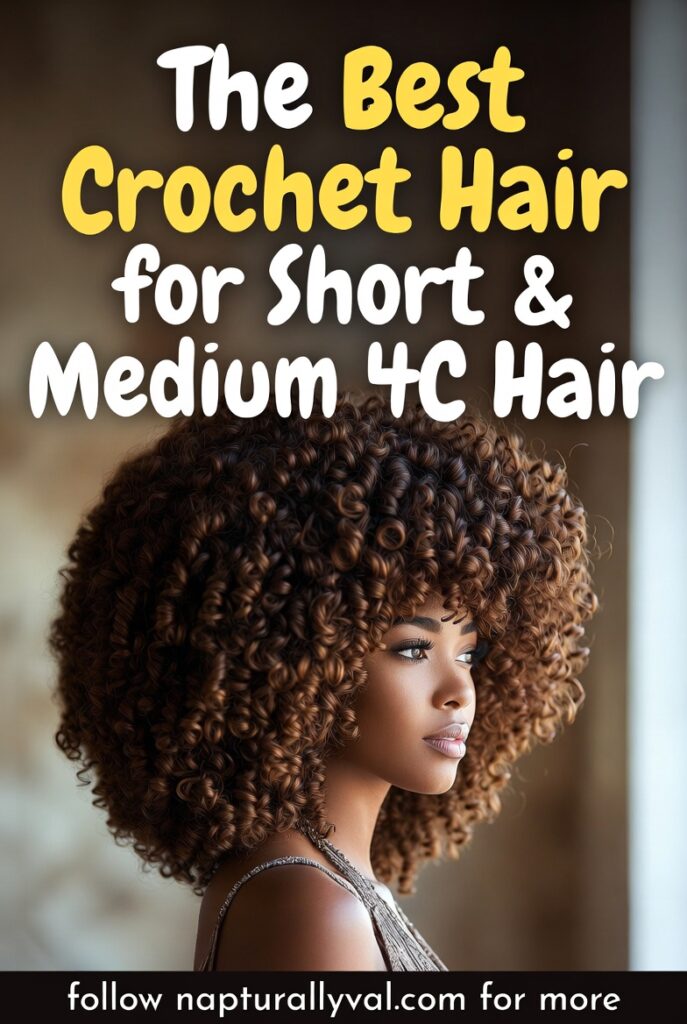 The Best Crochet Hair for Short & Medium 4C Hair. 2 The Best Crochet Hair for Short & Medium 4C Hair.