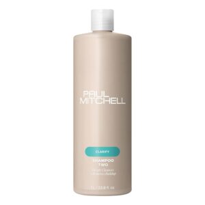 Paul Mitchell Shampoo Two, Clarifying Shampoo, Deep Cleanses + Removes Buildup, For All Hair Types