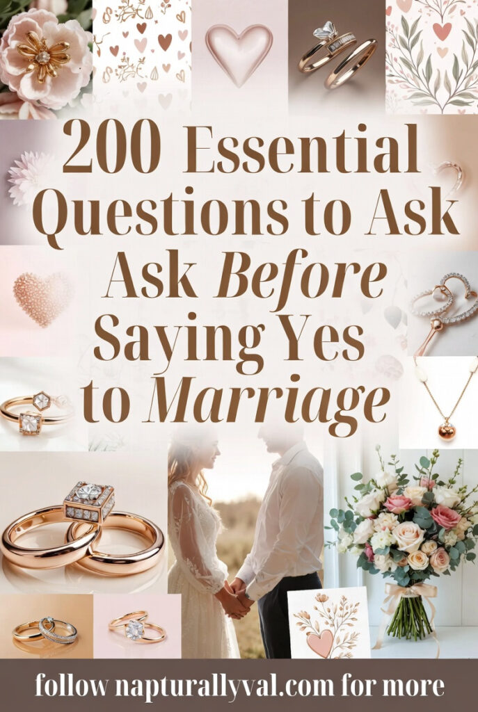 200 Essential Questions to Ask Before Saying Yes to Marriage. 2 200 Essential Questions to Ask Before Saying Yes to Marriage.
