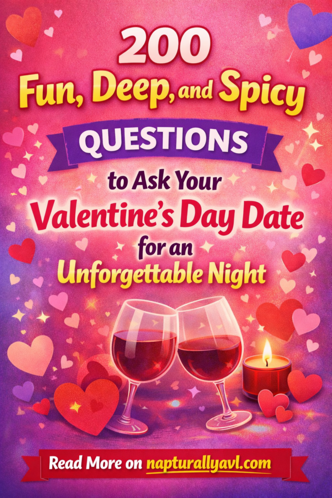 200 Fun, Deep, and Spicy Questions to Ask Your Valentine's Day Date for an Unforgettable Night.