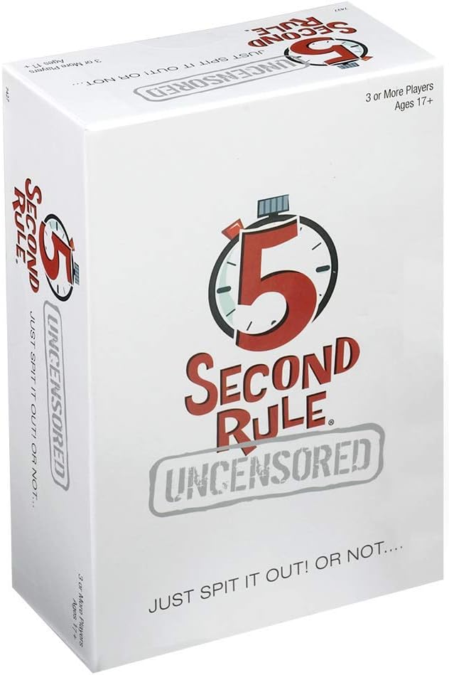 5 Second Rule Uncensored - Fun Card Game for Game Night with Friends