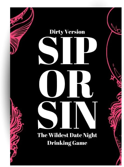 Sip Or Sin Drinking Couple Game - Freaky Couples Game