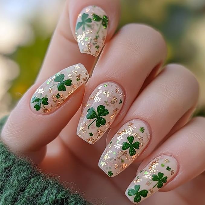 35 Cute St. Patrick’s Day Nail Ideas (Green, Gold & Shamrock Designs You’ll Love)