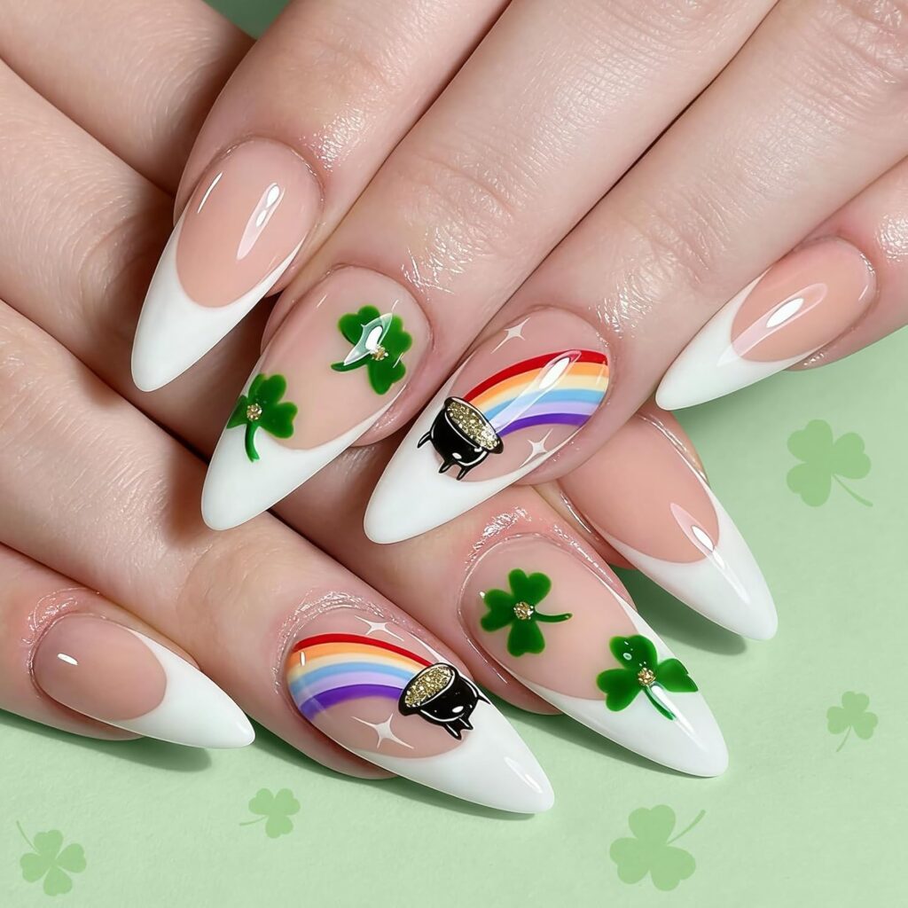 35 Cute St. Patrick’s Day Nail Ideas (Green, Gold & Shamrock Designs You’ll Love)
