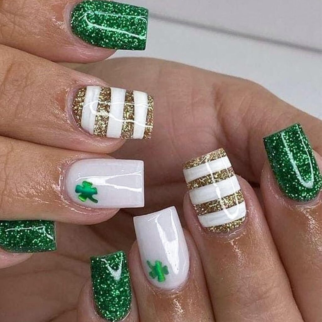 35 Cute St. Patrick’s Day Nail Ideas (Green, Gold & Shamrock Designs You’ll Love)
