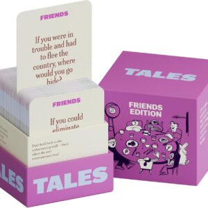 TALES Conversation Cards, Friends Edition 150 Count, Fun Friend Games for Adults
