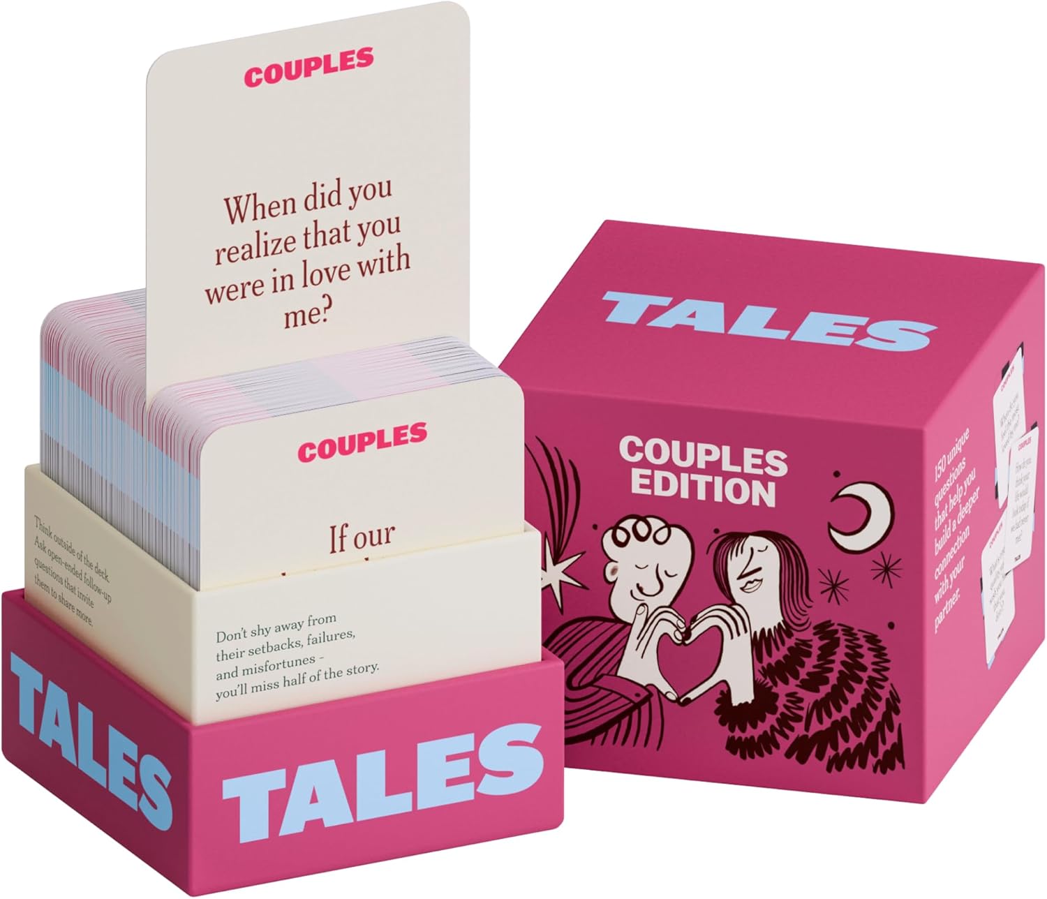 TALES 150 Conversation Starter Cards, Couples Edition