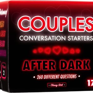 Couples Conversation Starter Card Game for Adults - 260 Spicy & Romantic Questions for Relationships