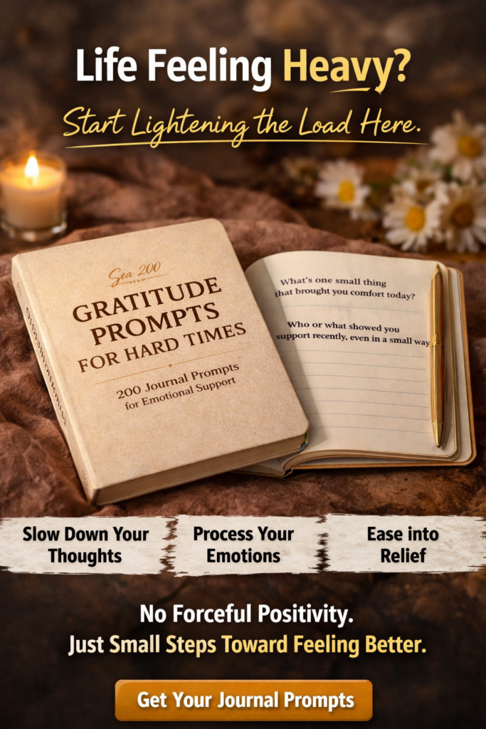 200 Powerful Daily Gratitude Journal Prompts for Hard Times & Life Struggles.