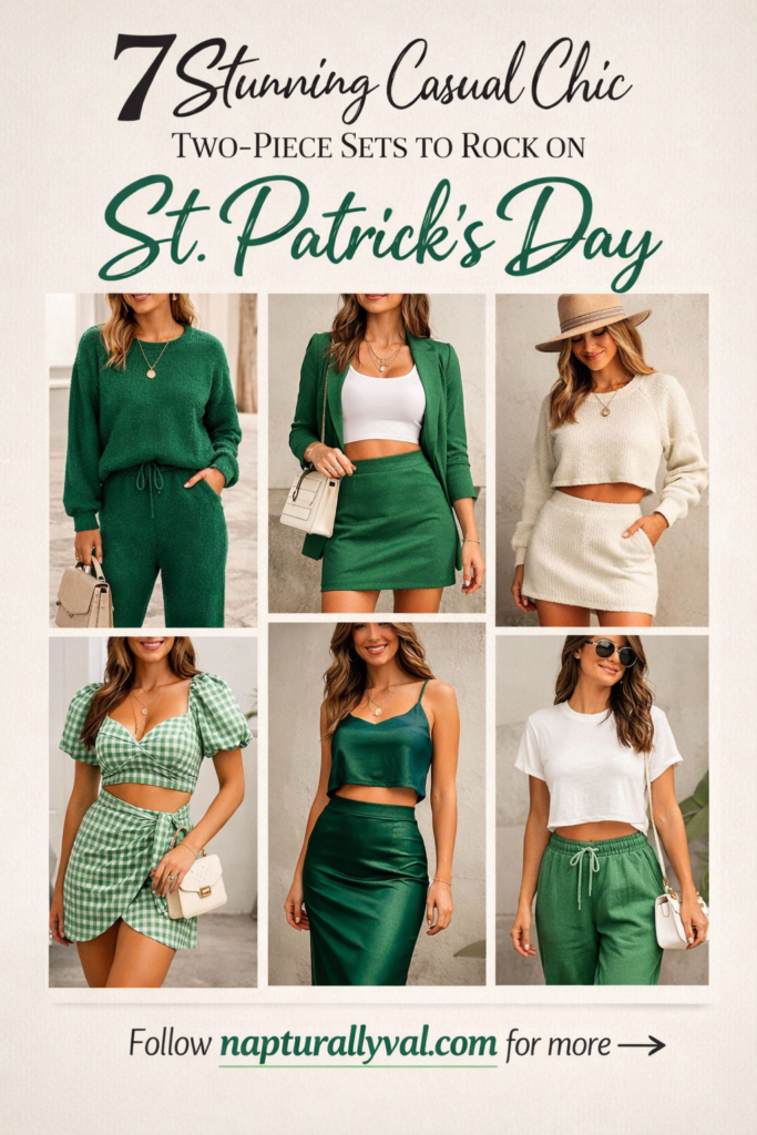 7 Stunning Casual Chic Two-Piece Sets to Rock on St. Patrick’s Day