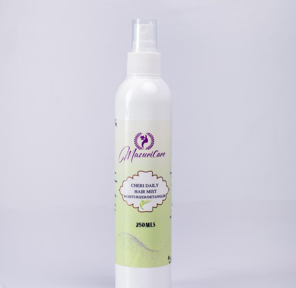 Lesson 4 from my 7 year natural hair journey: Essential Hair products ft MazuriCare Hair products.