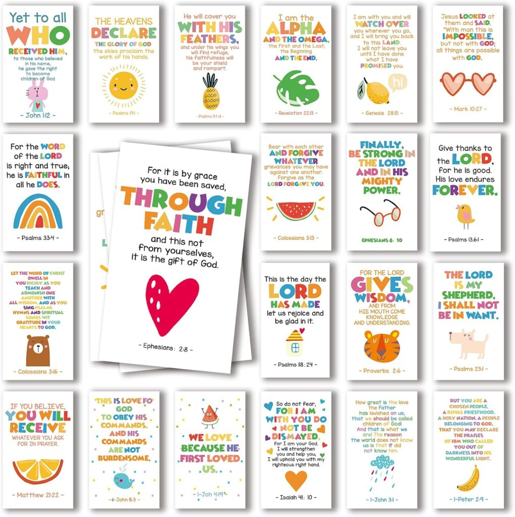 210 Bible Verses for Kids to Memorize, Meditate On, and Hide in Their Hearts.